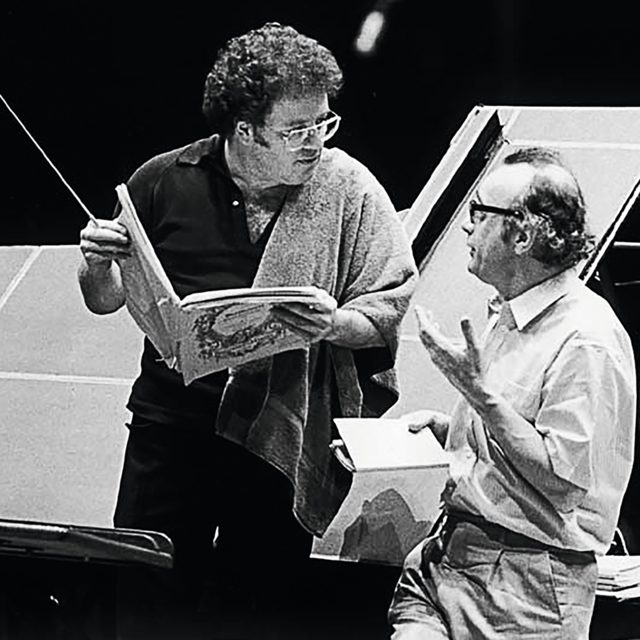 Brendel e Levine concertando Ludwig Brendel e Levine concertando Ludwig